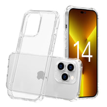 将图片加载到图库查看器，RovyFota iPhone 14 Pro Max Case 6.1-Inch, Air Soft Shockproof Thin Cover Phone Bumper Cover, Anti-Scratch Clear Back (Clear)
