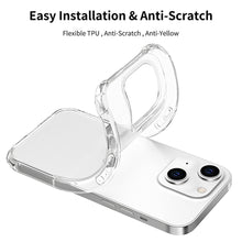 将图片加载到图库查看器，RovyFota iPhone 14 Case 6.1-Inch, Air Soft Shockproof Thin Cover Phone Bumper Cover, Anti-Scratch Clear Back (Clear)
