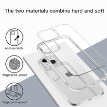 将图片加载到图库查看器，RovyFota iPhone 14 Plus Case 6.1-Inch, Air Soft Shockproof Thin Cover Phone Bumper Cover, Anti-Scratch Clear Back (Clear)
