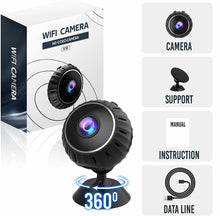 将图片加载到图库查看器，RovyFota Upgrade Mini Cameras, 1080P HD Wireless Portable Small Video Camera Night Vision Motion Detection Home Security Nanny Wifi Cam, Perfect Video Bady Camera for Indoor and Outdoor
